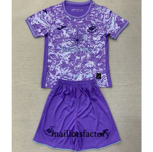 Site Maillot du Swansea City Enfant 2024/25 Third