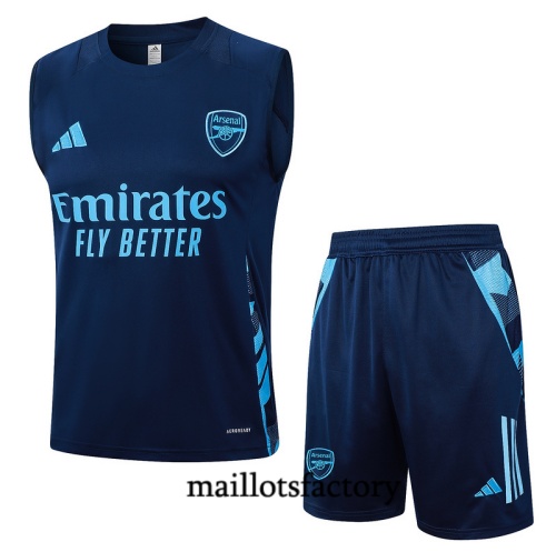 Achetez Maillot d'entrainement Arsenal Debardeur 2024/25 Bleu marine Kit