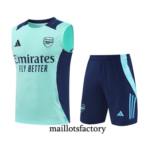 Achat Maillot d'entrainement Arsenal Debardeur 2024/25 Bleu Kit