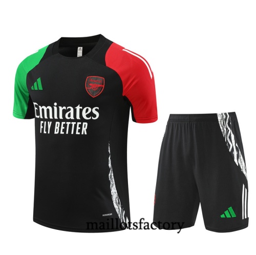 Vendre Maillot d'entrainement Arsenal Enfant + Shorts 2024/25 noir Kit