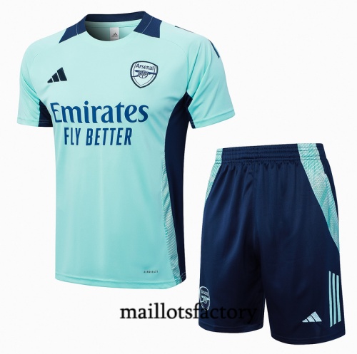 Soldes Maillot d'entrainement Arsenal + Shorts 2024/25 Bleu Kit