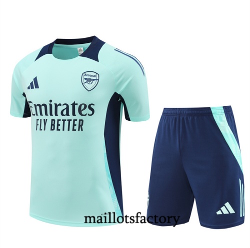 Achetez Maillot d'entrainement Arsenal + Shorts 2024/25 Bleu Kit