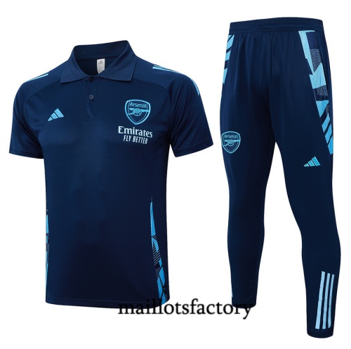 Soldes Maillot d'entrainement Arsenal polo 2024/25 Bleu marine Kit