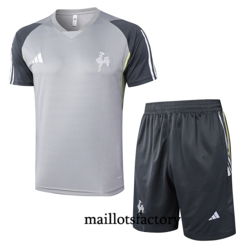 Grossiste Maillot d'entrainement Atletico Mineiro + Shorts 2024/25 gris clair Kit