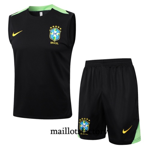 Choix Maillot d'entrainement Brésil Debardeur 2024/25 noir Kit