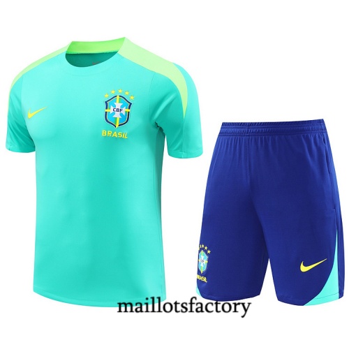 Choix Maillot d'entrainement Brésil + Shorts 2024/25 bleu clair Kit