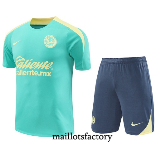 Achat Maillot d'entrainement CF América + Shorts 2024/25 Bleu Ciel Kit