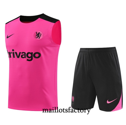 Choix Maillot d'entrainement Chelsea Debardeur 2024/25 rose Kit