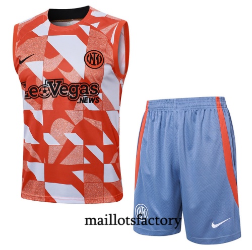 Nouveau Maillot d'entrainement Inter Milan Debardeur 2024/25 Orange Kit