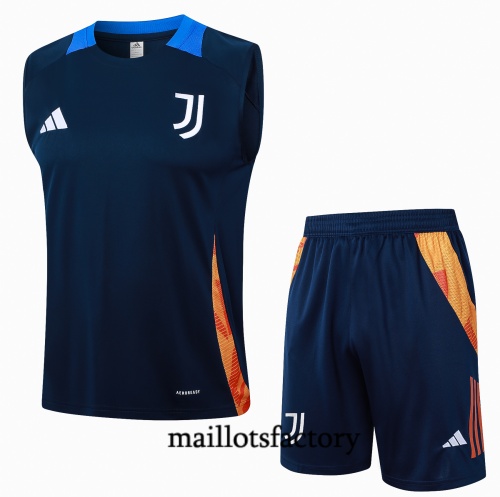 Achetez Maillot d'entrainement Juventus Debardeur 2024/25 Bleu Kit