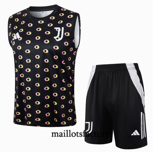 Prix Maillot d'entrainement Juventus Debardeur 2024/25 noir Kit