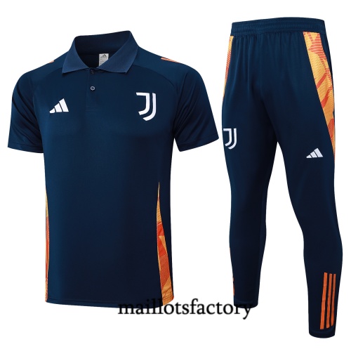 Vendre Maillot d'entrainement Juventus + Shorts 2024/25 Bleu marine Kit