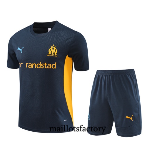 Choix Maillot d'entrainement Marseille Enfant + Shorts 2024/25 Bleu marine Kit