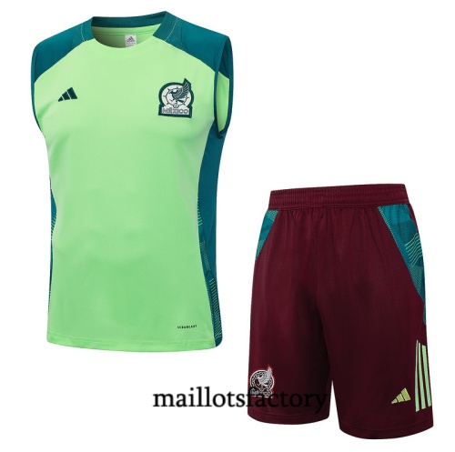 Choix Maillot d'entrainement Mexique Debardeur 2024/25 vert Kit