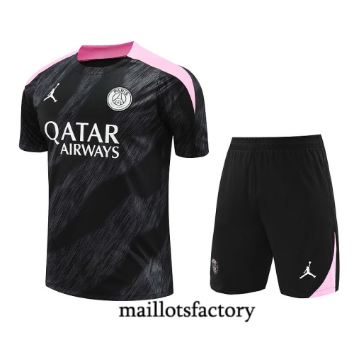 Choix Maillot d'entrainement Paris PSG + Shorts 2024/25 noir Kit