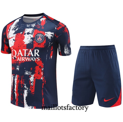 Site Maillot d'entrainement Paris PSG + Shorts 2024/25 Bleu Kit