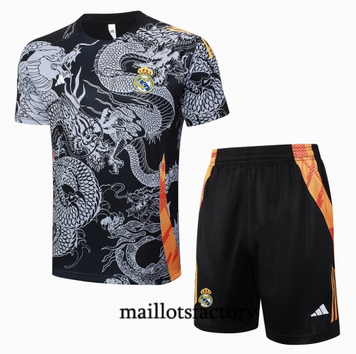 Site Maillot d'entrainement Real Madrid + Shorts 2024/25 noir Kit