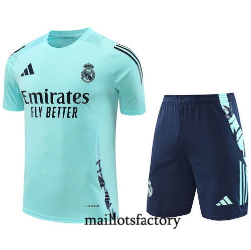 Prix Maillot d'entrainement Real Madrid + Shorts 2024/25 Bleu Kit