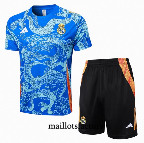 Prix Maillot d'entrainement Real Madrid 2024/25 + Shorts Bleu Kit