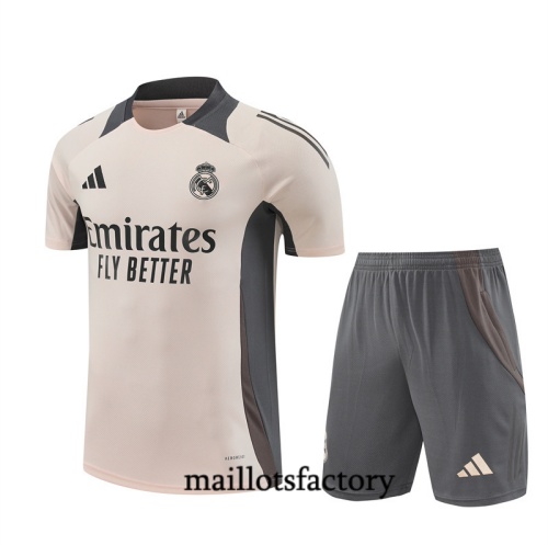 Choix Maillot d'entrainement Real Madrid + Shorts 2024/25 abricot Kit