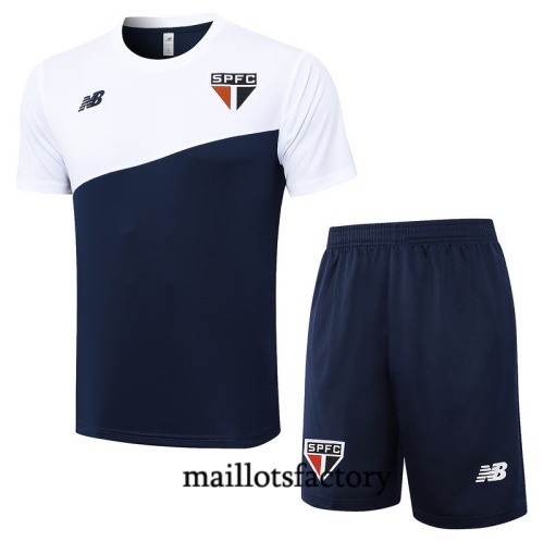 Site Maillot d'entrainement Sao Paulo + Shorts 2024/25 Bleu Kit