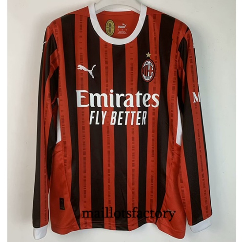 Vendre Maillot du AC Milan 2024/25 Domicile Manche Longue