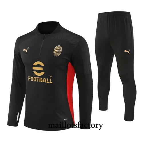 Prix Survetement Enfant AC Milan 2024/25 noir