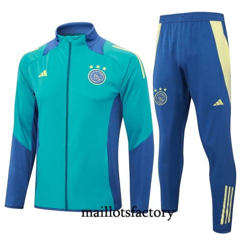 Site Veste Survetement Enfant AFC Ajax 2024/25 vert