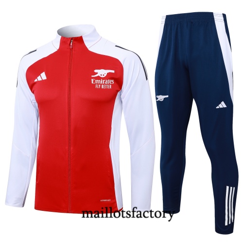 Grossiste Veste Survetement Enfant Arsenal 2024/25 rouge