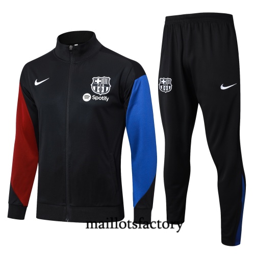 Soldes Veste Survetement Enfant Barcelone 2024/25 noir