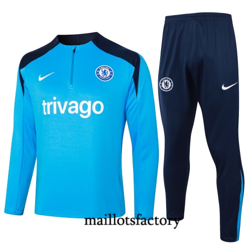 Achat Survetement Enfant Chelsea 2024/25 bleu clair