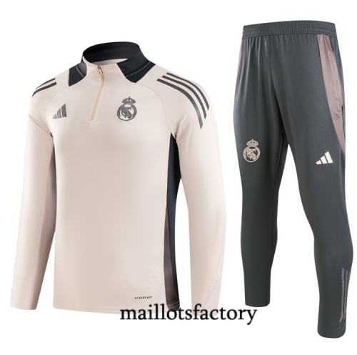 Achat Survetement Enfant Real Madrid 2024/25 abricot