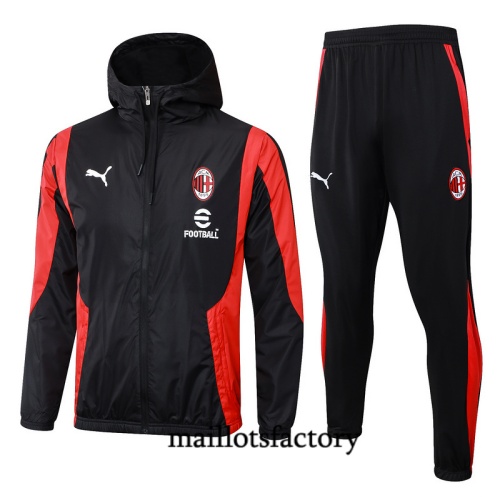 Soldes Coupe vent AC Milan 2024/25 noir