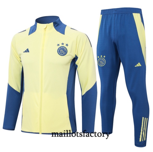 Soldes Veste Survetement AFC Ajax 2024/25 jaune