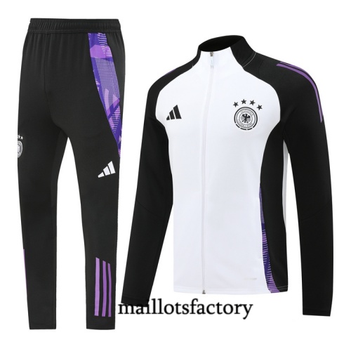 Achat Veste Survetement Allemagne 2024/25 Blanc