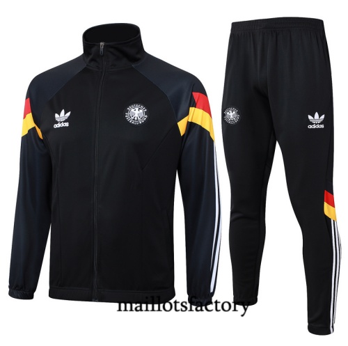 Achetez Veste Survetement Allemagne 2024/25 noir