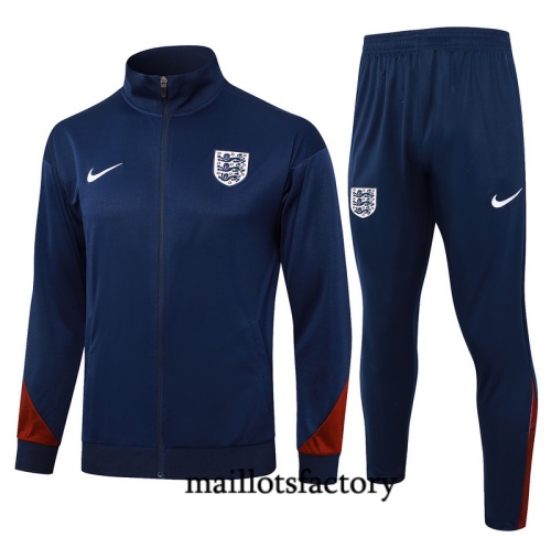 Site Veste Survetement Angleterre 2024/25 Bleu marine