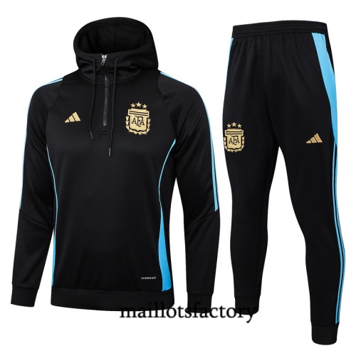 Prix Survetement Sweatshirt Argentine à capuche 2024/25 noir