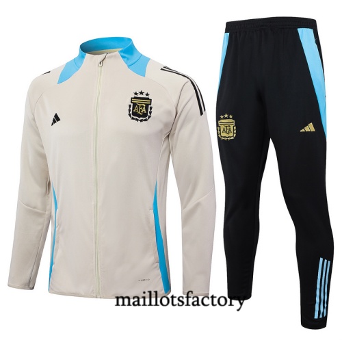 Soldes Veste Survetement Argentine 2024/25 jaune