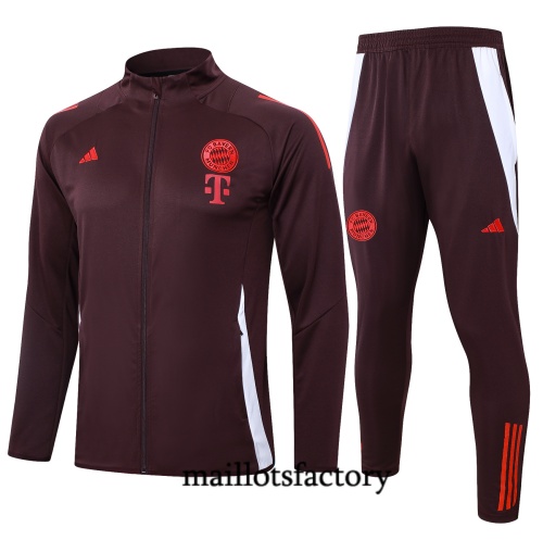 Achetez Veste Survetement Bayern Munich 2024/25 brun