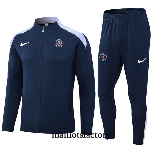 Site Veste Survetement PSG 2024/25 Bleu marine