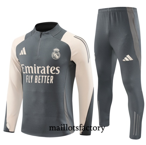 Prix Survetement Real Madrid 2024/25 Gris foncé