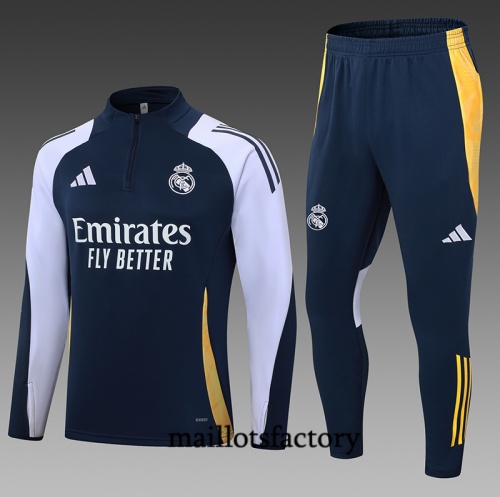 Soldes Survetement Real Madrid 2024/25 Bleu marine