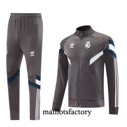 Site Veste Survetement Real Madrid 2024/25 Gris