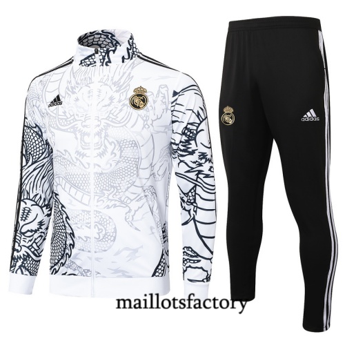 Prix Veste Survetement Real Madrid 2024/25 Blanc