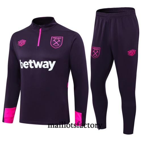 Soldes Survetement West Ham United 2024/25 Violet