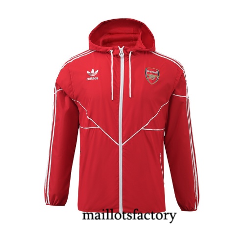 Soldes Veste Coupe vent Arsenal 2024/25 rouge