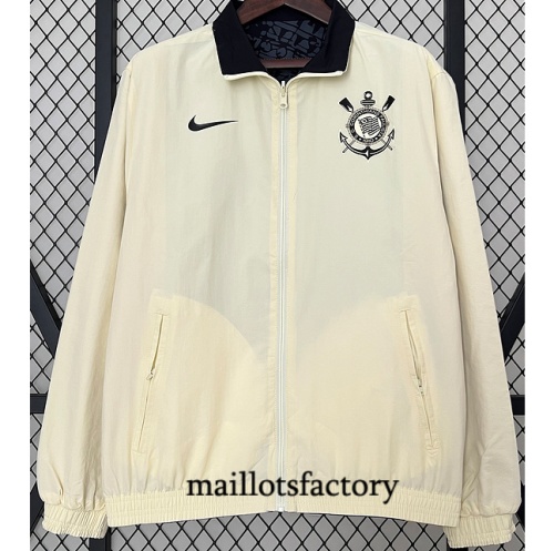 Grossiste Veste Réversible Coupe vent Corinthians 2024/25 Blanc