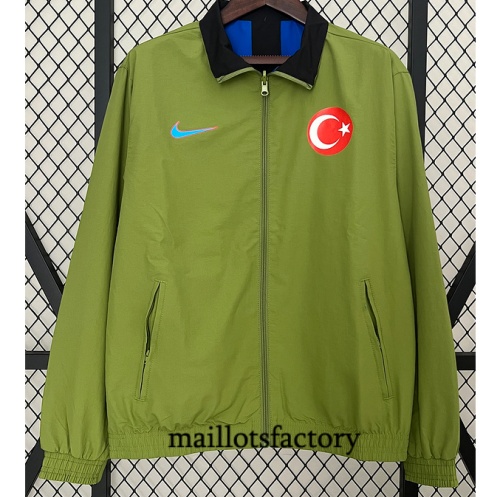 Site Veste Réversible Coupe vent Turquie 2024/25 vert