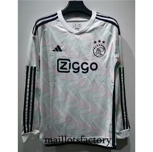 Maillotsfactory 3002 Maillot du AFC Ajax 2023/24 Exterieur Manche Longue